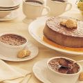 Flan de chocolate