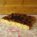 Focaccia de chocolate