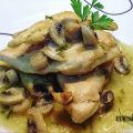 PECHUGAS AL VINO CON CHAMPIÑONES