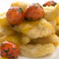 Pollo en tempura con salsa agridulce