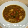 POTAGE DE LENTEJAS CON CHISTORRA