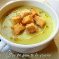 PURÉ DE CALABACIN Y JUDÍAS VERDES
