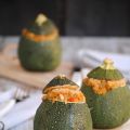 Calabacines luna rellenos de quinoa