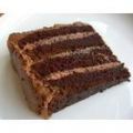 Torta decadente de chocolate negro