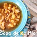 SOPA DE COLIFLOR