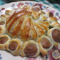 Tontería de queso y hojaldre acompañada