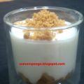 Mousse de yogur con manzana caramelizada y[...]