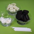 Cakepops de oreo y chocolate blanco