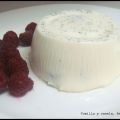 Panna cotta con frambuesas