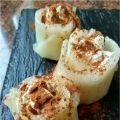 Rosas de melón con philadelphia y canela
